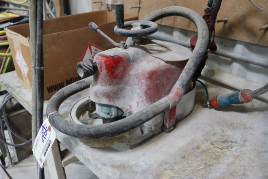 Oma System Bowl Cutting Router/ Hydraulic Pump with extra bits - model worn