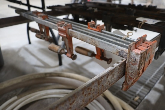 Times 4 - 3) 28" & 1) 40" bar clamps