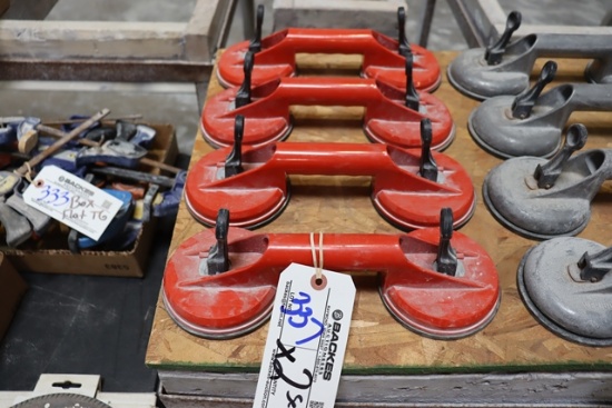 Times 2 - Sets of red suction lift handles