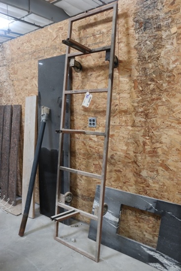 2' x 8' metal portable cart