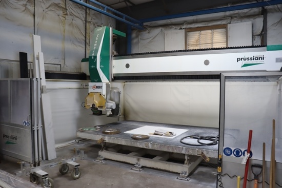 2015 Prussiani Engineering Stone Machine - New Champion 5 Cut & Move - CNC