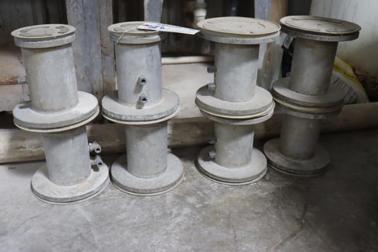 Times 8 - 4) 8" round and 4) 5 1/2" round suction block