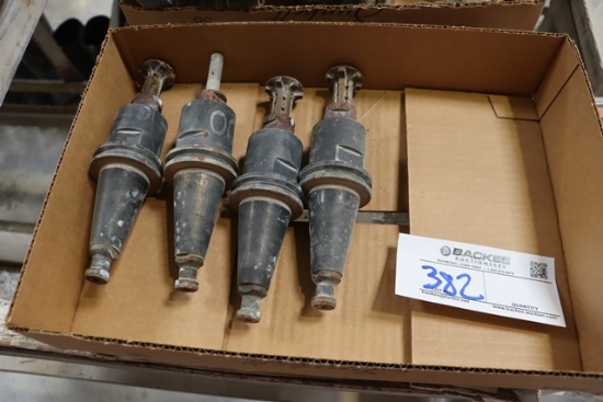 Times 4  - tool holders with used cutters