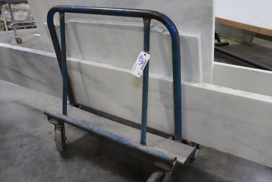 44" single sided portable A frame slab cart