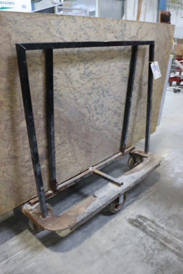 48" long portable single sided slab cart