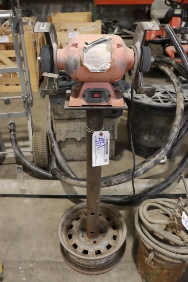 Pedestal 8" bench grinder