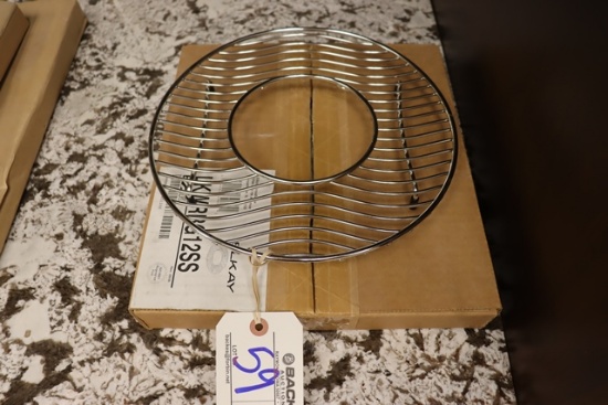 New Elkay 12" round  stainless wire sink grids