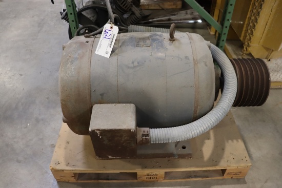 Valley 60 hp electric motor, 220/440 volt, 3 phase