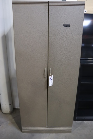 Wood 2 door office cabinet