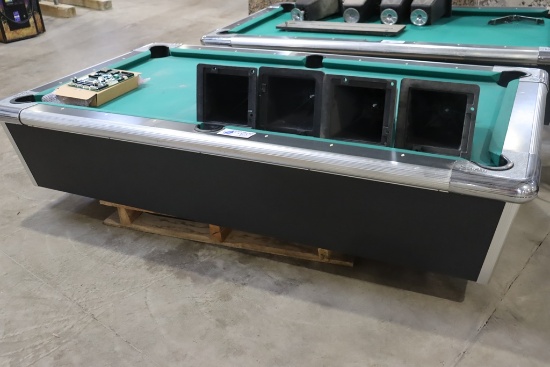 Shelti 7' bar size slate pool table - needs leg hardware