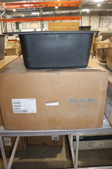 New Elkay ELGS3322RBKO quartz classic 22" x 33" sink