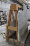 All to go - Solid surface remnants - comes with wood constructed A frame -