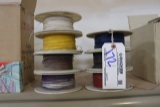 All to go - 7 used rolls of small gauge wire