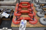 Times 2 - Sets of red suction lift handles