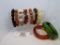 Group of Seven Bracelets and 2 Bangles
