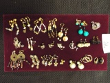 Group of 21 pairs of Clip on Earrings