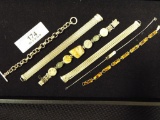 Group of Six Bracelets -.925 Silver