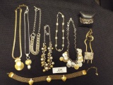 Eight Necklaces and 1 Bracelet with Organizer box