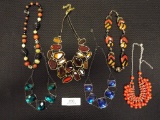 Group of Six Necklaces