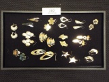 Fourteen Pairs of Earrings - .925 Silver