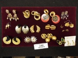 Group of  16 pairs of Earrings