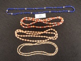 Group of four Necklaces