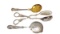 Group of silver plate utensils
