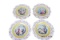 Varenne set of 12 plates with four designs