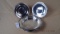 Group of three silver plate -
