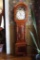 Inlayed grandfather clock--J. McCulloch