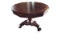 Empire claw foot octagon mahogany center table