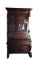 Flame mahogany 1830s empire drop front secretary