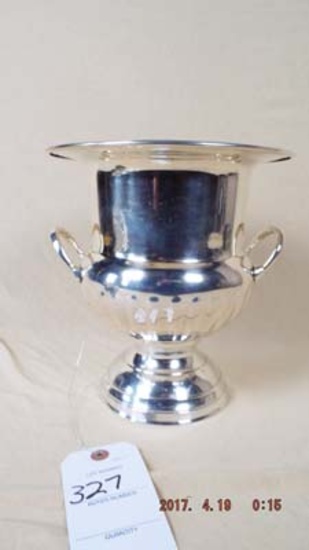 Silver plate wine bucket with liner
