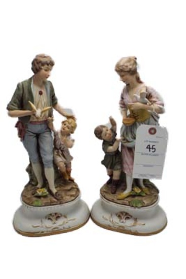 Pair of Victorian figurines