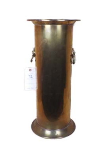 Brass walking stick holder