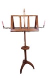 19th century adjustable double music stand