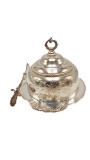 Silver plate butter dish