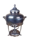Silver plate Samovar featuring compartment