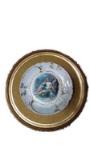 Set of 2 mounted decorative plates