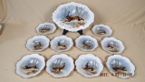 Set of  LS&S Limoges plates and platters