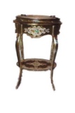 Gold gilded, French sewing stand