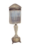 Victorian crystal lamp (electrified)