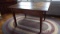 Primitive country oak kitchen/dining table;