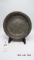 17th century hammered pewter pan