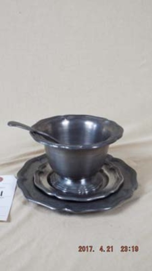 Pewter set by Colonial Casting Company