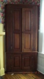 Country corner cupboard