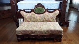 Victorian bustle bench