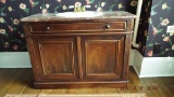 Marble top sink cabinet