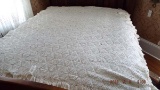 Handmade crochet bedspread