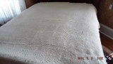 Handmade crochet bedspread